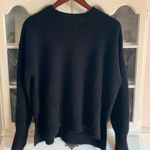 Everlane Cashmere Waffle Square Crew - small